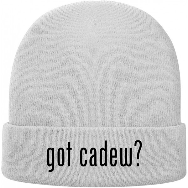Skullies & Beanies got Cadew? - Soft Adult Beanie Cap - White - CB192WZGOM5 $23.10
