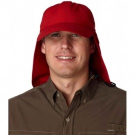 Sun Hats Headwear Extreme Outdoor HAT - UPF 45+ - Red - C9118AIAXE7 $25.14