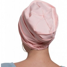 Skullies & Beanies Chemo Cap Women's Slouchy Beanie Headwear - Soft Elastic Inner Headband - Pink - CJ193CIC9WE $16.27