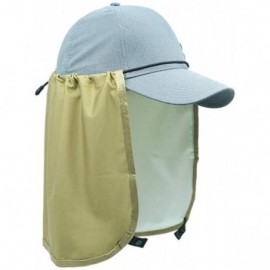Sun Hats Sun Protection Hat Shade Attachment with SPF 45+ & Cooling Fabric - Sand - CM18U376U3W $13.42