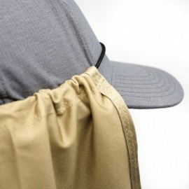 Sun Hats Sun Protection Hat Shade Attachment with SPF 45+ & Cooling Fabric - Sand - CM18U376U3W $13.42