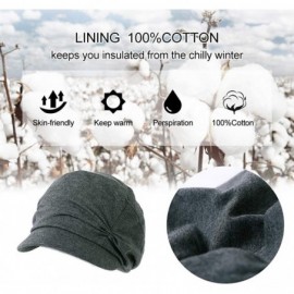 Newsboy Caps Packable Beret Newsboy Cap for Women Spring Summer Winter Gatsby Visor Hat 55-59 cm - 91567coffee - CJ19990X69H ...