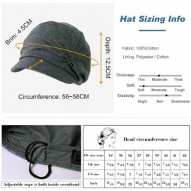 Newsboy Caps Packable Beret Newsboy Cap for Women Spring Summer Winter Gatsby Visor Hat 55-59 cm - 91567coffee - CJ19990X69H ...