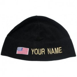 Skullies & Beanies Custom Military Embroidered Fleece Beanie Caps. Pick Your Text and Logo! Made in The USA!! Same Day Ship! ...