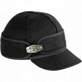 Baseball Caps Wo Ida Kromer with Hardware Cap - Black - CP11GI4H3BN $45.87