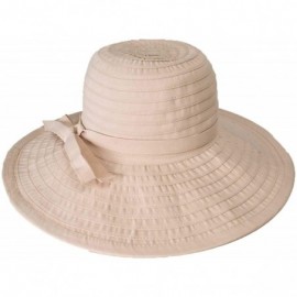 Sun Hats Packable Crushable Travel Hat 4" Brim - UPF50+ - HS238 - Natural - C2112HJLZBR $15.87