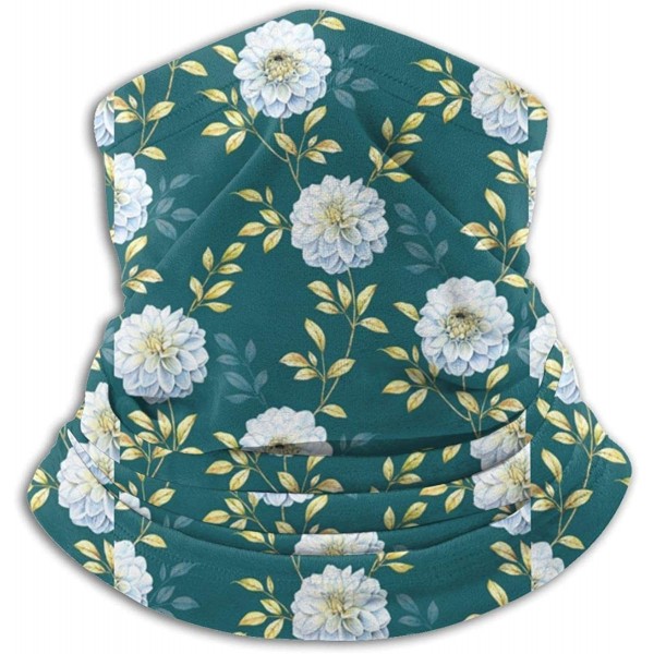 Balaclavas Face Mask Custom flower 3D Seamless Half Face Bandanas Balaclava - Style29 - CW197Y4IT7U $10.91