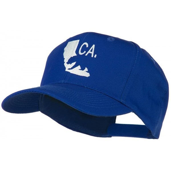 Baseball Caps California with Bear Embroidered Cap - Blue - C911JL1CK77 $24.30