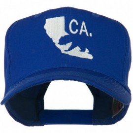 Baseball Caps California with Bear Embroidered Cap - Blue - C911JL1CK77 $24.30