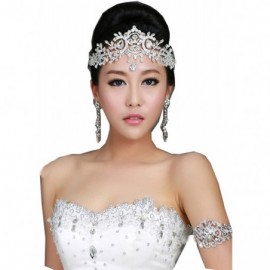 Headbands Bridal Crystal Tiara Crown Hair Accessories For Wedding Quinceanera Tiaras Crowns(AA47) - CO11L1LH4SZ $37.95