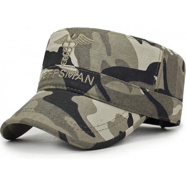 Baseball Caps Fashion Solid Color Unisex Adjustable Strap Cadet Cap Embroidered - 2-camouflage - CH18W2M6QXR $11.22