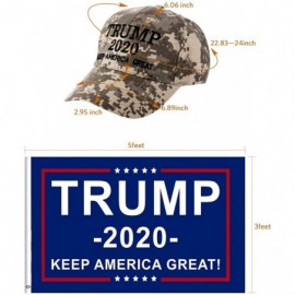 Baseball Caps Grommets Supporting President Election Camouflage - CC18R7ZRADZ $10.04
