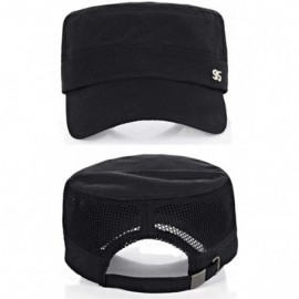 Baseball Caps Fashion Solid Color Unisex Adjustable Strap Cadet Cap Embroidered - 1-dark Blue - CQ18W2M7Z06 $15.50