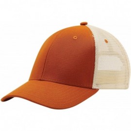 Baseball Caps Womens Soft Mesh Sideline Cap - Vintage Rust/Natural - CU18E3X03NE $12.27