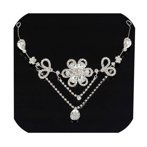 Headbands Rhinestone Crystal Headpiece Headband Ornaments - 3172 - CS18AQ2HU66 $15.91