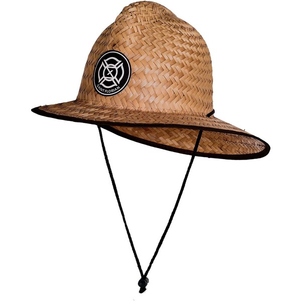 Sun Hats Straw Firefighter Hat- Large/XL 60cm - Clean (Few Burn Markings) - CW18953OLZH $28.74