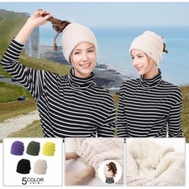 Skullies & Beanies Womens Knit Visor Beanie Newsboy Cap Winter Warm Hat Cold Snow Weather Girl 55-60cm - 99724-green - CT18II...