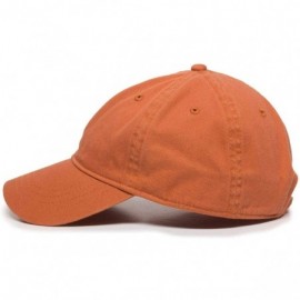 Baseball Caps Oklahoma Map Outline Dad Baseball Cap Embroidered Cotton Adjustable Dad Hat - Orange - C418ZO4RZ7K $11.33