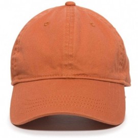 Baseball Caps Oklahoma Map Outline Dad Baseball Cap Embroidered Cotton Adjustable Dad Hat - Orange - C418ZO4RZ7K $11.33