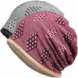 Skullies & Beanies Womens Cotton Beanie Lace Turban Soft Sleep Cap Chemo Hats Fashion Slouchy Hat - C018ZKDX7KK $14.95