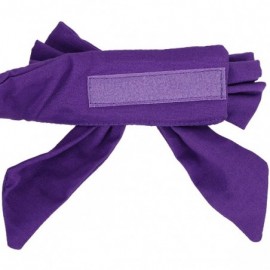 Sun Hats Women's Sportswear Sweat Absorbent Visor Hat w/Ribbon Bow - Purple (as Sample) - CX18C5TKH85 $14.20