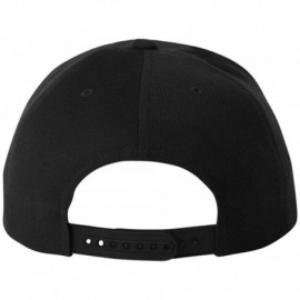 Baseball Caps Custom Hat. 6089 Snapback. Embroidered. Place Your Own Text - Black - C3188Z0M9D5 $30.18