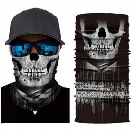 Balaclavas Skull Face Mask- Rave Bandana- Neck Gaiter- Scarf- Summer Balaclava for Dust Wind UV Protection - Slf - C1197Z9E6Y...