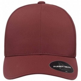 Baseball Caps Flexfit Delta 180 Ballcap - Seamless- Lightweight- Water Resistant Cap w/Hat Liner - Maroon - CL196NNR80Y $14.68