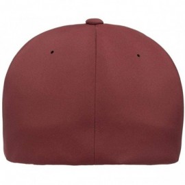 Baseball Caps Flexfit Delta 180 Ballcap - Seamless- Lightweight- Water Resistant Cap w/Hat Liner - Maroon - CL196NNR80Y $14.68