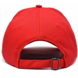 Baseball Caps Jack-O-Lantern Halloween Pumpkin Hat Mens Womens Baseball Cap - Red - CY18YZILILC $22.20