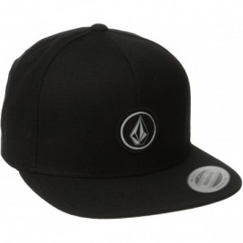 Baseball Caps Men's Quarter Twill Snapback Hat - Black - CP11WQA91ML $19.90