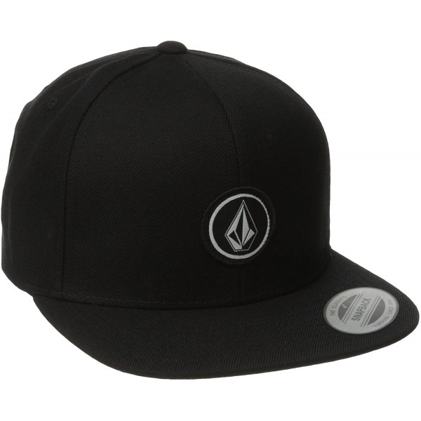 Baseball Caps Men's Quarter Twill Snapback Hat - Black - CP11WQA91ML $19.90