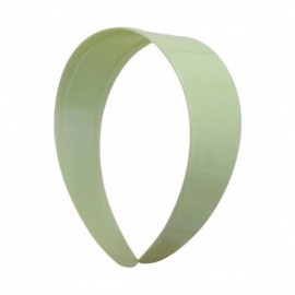 Headbands Pale Green 2 Inch Hard Plastic Headband with Teeth - Pale Green - CE126NC85AV $7.44
