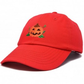 Baseball Caps Jack-O-Lantern Halloween Pumpkin Hat Mens Womens Baseball Cap - Red - CY18YZILILC $11.25