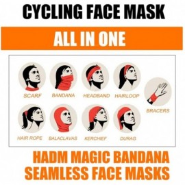 Balaclavas Unisex Bandana Face Mask Seamless Colorful Neck Gaiter Rave Face Cover Balaclava for Sun Dust Protection - CK1992I...