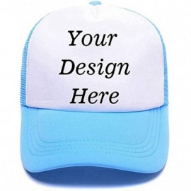 Baseball Caps Custom 100% Cotton Ball Hat Vintage Baseball Cap Classic Unisex Cowboy Hat Adjustable - B-sky Blue - CS18UT7YTH...