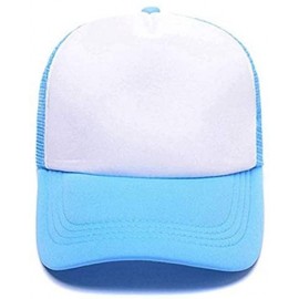 Baseball Caps Custom 100% Cotton Ball Hat Vintage Baseball Cap Classic Unisex Cowboy Hat Adjustable - B-sky Blue - CS18UT7YTH...
