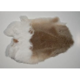 Baseball Caps X-Large Natural Top Grade Rabbit Fur Pelt Skin Taxidermy 18"~brown - Spotted - C4114B04HXD $16.68