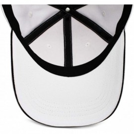 Sun Hats Mens Womens Cool Cap Flat Adjustable Fits Snapback-Mossberg-Golf Hat Performance - White-41 - CF18ONKL7ZM $14.30