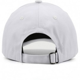 Sun Hats Mens Womens Cool Cap Flat Adjustable Fits Snapback-Mossberg-Golf Hat Performance - White-41 - CF18ONKL7ZM $14.30