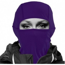 Balaclavas Summer Balaclava Face Motorcycling Gaiter - Purple - CR18XG6AEE3 $11.95