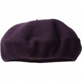 Berets Women's Scala Wool Beret - Plum - C911GJASM5V $17.73