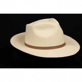 Sun Hats Leather Panama Hat Band - (Half Inch) - Tan - C6185X39WI3 $12.54