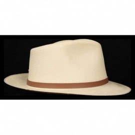Sun Hats Leather Panama Hat Band - (Half Inch) - Tan - C6185X39WI3 $12.54