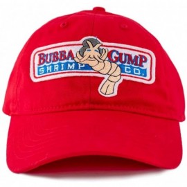 Baseball Caps Bubba Gump Shrimp Red Hat Cap - CR11FMQ4GGD $12.28