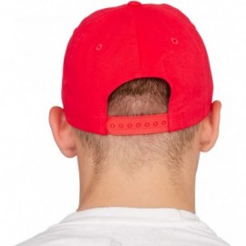 Baseball Caps Bubba Gump Shrimp Red Hat Cap - CR11FMQ4GGD $12.28