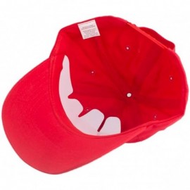 Baseball Caps Bubba Gump Shrimp Red Hat Cap - CR11FMQ4GGD $12.28