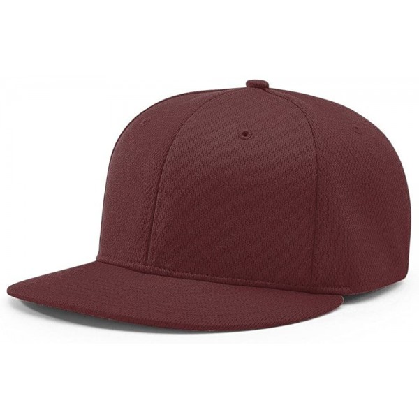 Baseball Caps PTS40 DRYVE R-Flex FIT PTS 40 Baseball HAT Ball Cap - Maroon - CX186XQS70E $8.74