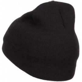 Skullies & Beanies US Army Veteran Military Embroidered Short Beanie - Black - C218634HQ2N $26.66