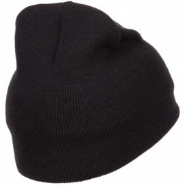 Skullies & Beanies US Army Veteran Military Embroidered Short Beanie - Black - C218634HQ2N $26.66